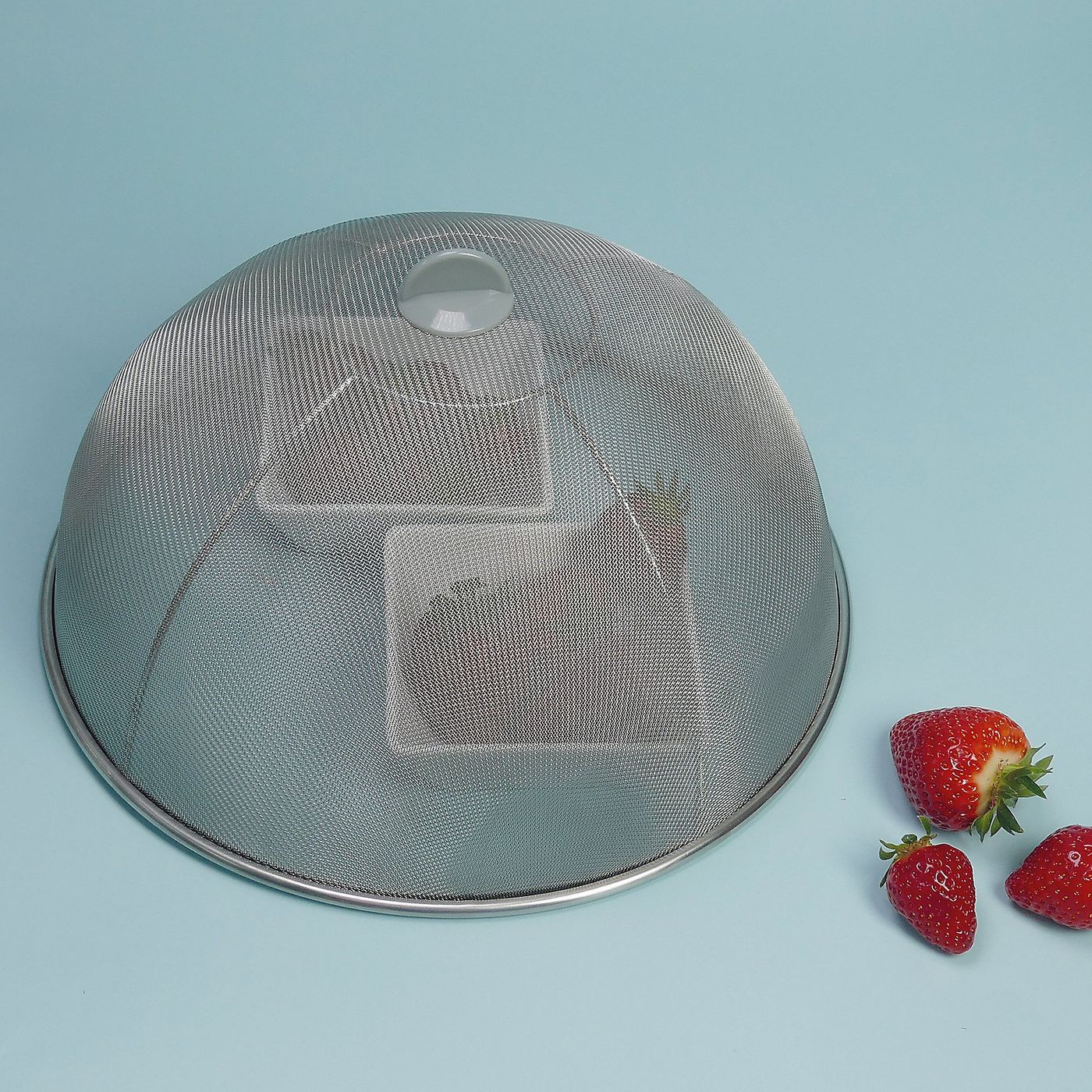 Couvre plat inox 30x14 cm